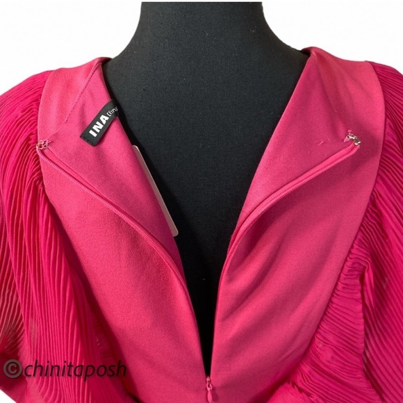 INA Fitter Mini Dress with Ruffle Sleeves - Picture 6 of 9